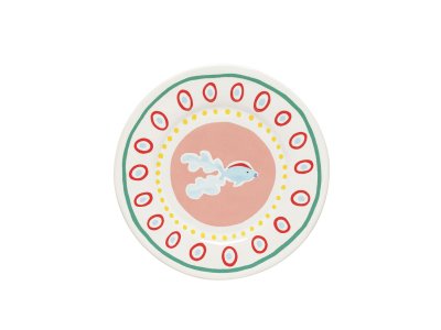 Zoom bild av Costa Nova Tallrik flat Bliss 22 cm Rosa/Gul