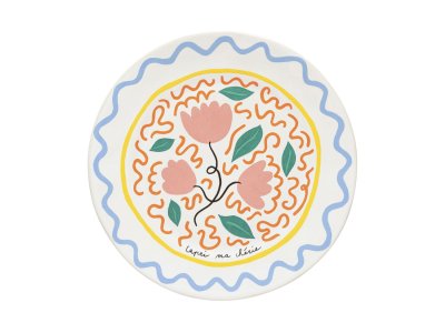 Zoom bild av Costa Nova Tallrik flat Bliss 27 cm Rosa/Gul