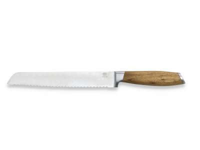 Zoom bild av HOLM Brödkniv 33 cm Rostfritt stål/Akacia