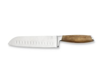 Zoom bild av HOLM Santokukniv 31 cm Rostfritt stål/Akacia