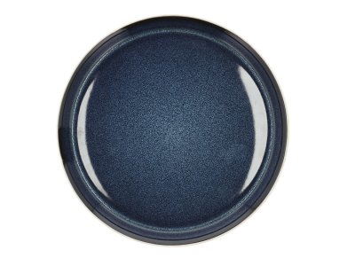 Zoom bild av BITZ Tallrik Gastro 27 cm Vit/Mörkblå