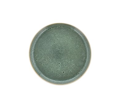 Zoom bild av BITZ Tallrik Gastro 21 cm Vit/Grön
