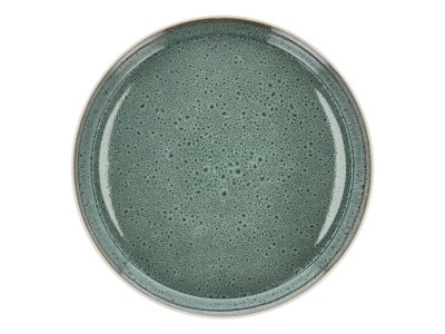 Zoom bild av BITZ Tallrik Gastro 27 cm Vit/Grön