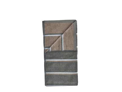 Zoom bild av Zone Denmark Badlakan Sauna 70x140 Olive Green/Taupe/Blue Fog