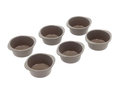 Zoom bild av Blomsterbergs Cupcake-/Kanelbullsform 10,40 x 9,00 x 6,50 cm 6 st Latte Si