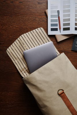 Zoom bild av Bosler GRS återvunnen canvas ryggsäck - Vinga Home