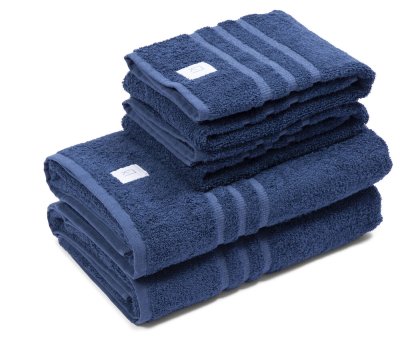 Zoom bild av Frotté 600g 30x50 Marinblå - Kosta Linnewäfveri