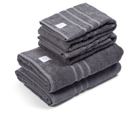 Zoom bild av Kosta Linnewäfveri Frotte Mörkgrå 65x135