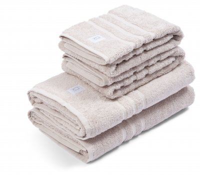 Zoom bild av Kosta Linnewäfveri Frotte Sand 65x135