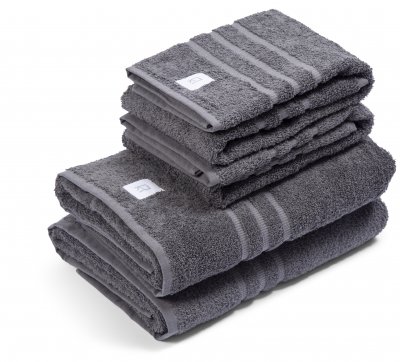 Zoom bild av Kosta Linnewäfveri Frotte Mörkgrå 65x135