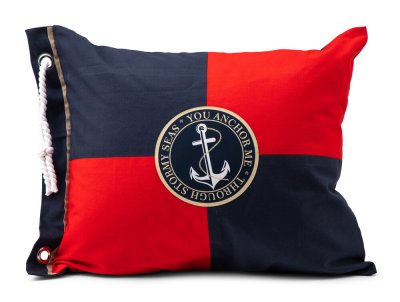 Zoom bild av Lord Nelson Victory Pillow Cover Barsebäck Marin/Röd