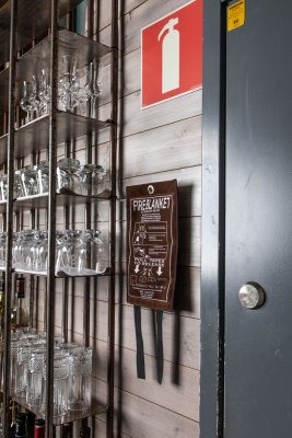 Zoom bild av Brandfilt i mocca