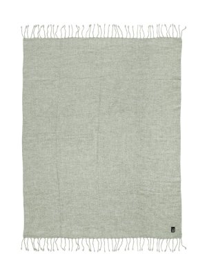 Zoom bild av Pläd i tilltalande naturfärger