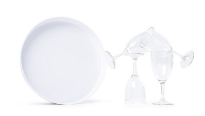 Zoom bild av Lord Nelson 4-p Glas med Bricka RPET Neutral