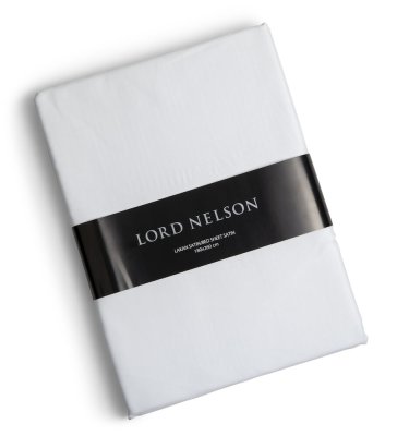Zoom bild av Lakan satin Vit 150x260 Lord Nelson