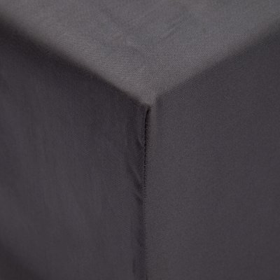 Zoom bild av Dra-på-lakan Mörkgrå 90x200 Satin