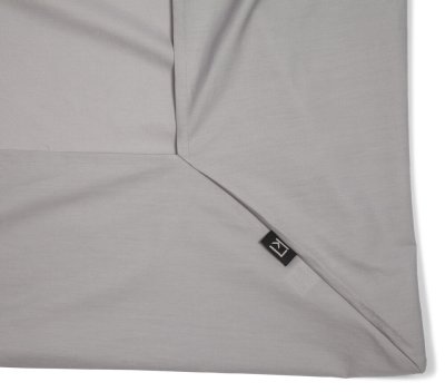 Zoom bild av Kuvertlakan Percale Kosta Linnewäfveri Ljusgrå 90x200