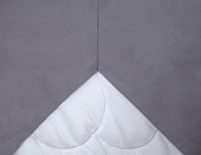 Zoom bild av Kuvertlakan Percale Kosta Linnewäfveri Mörkgrå 90x200