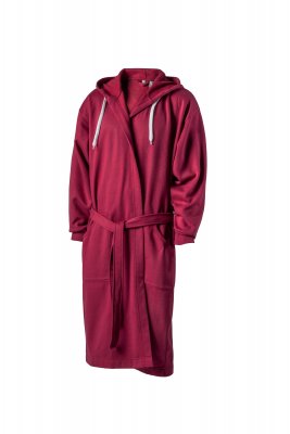 Zoom bild av Kosta Linnewäfveri College Robe Vinröd S/M