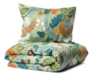 Zoom bild av Kosta Linnewäfveri Stormhagen Satin Grön 150x210