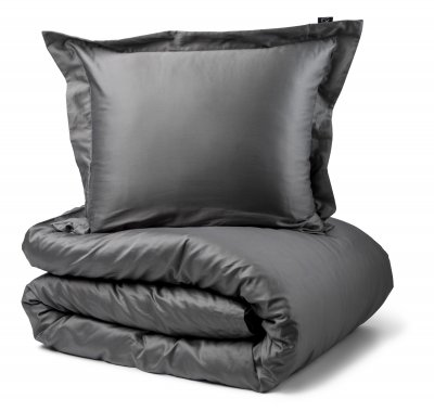 Zoom bild av Kosta Linnewäfveri Manchester Satin 400tc Mörkgrå 150x210