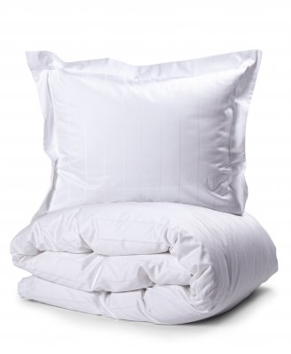 Zoom bild av Kosta Linnewäfveri Liverpool Satin Vit 150x210