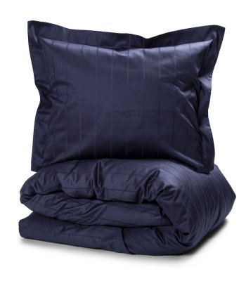 Zoom bild av Kosta Linnewäfveri Liverpool Satin Marin 150x210