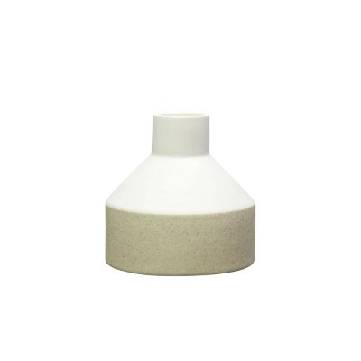 ByOn - Vase Geometry L (6) White/beige