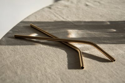 Zoom bild av 4-pack Peak Highballglas med sugrör