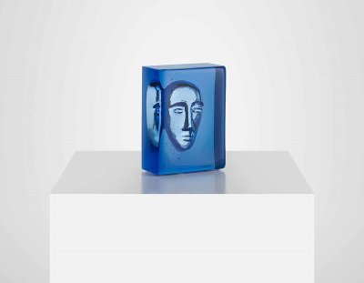 Zoom bild av BERTIL VALLIEN AZUR MAN ED 1000-18 - KOSTA BODA ARTIST COLLECTION