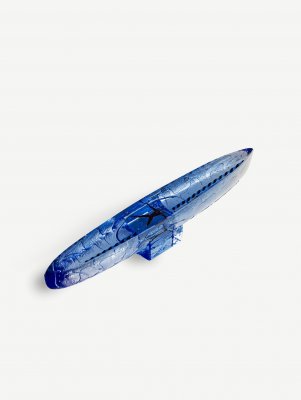 Zoom bild av BERTIL VALLIEN DRIFTER BLUE AC -20 - KOSTA BODA ARTIST COLLECTION