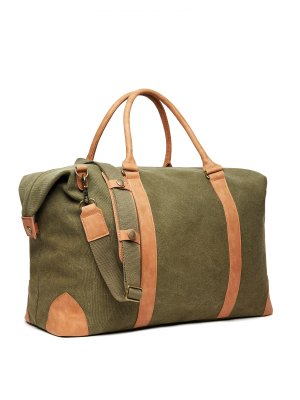 Zoom bild av Bosler RCS återvunnen canvas dufflebag - Vinga Home