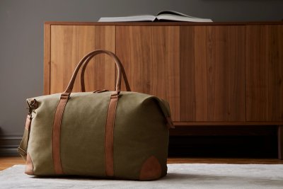 Zoom bild av Bosler RCS återvunnen canvas dufflebag - Vinga Home