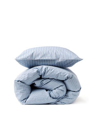 Zoom bild av Princeton bäddset percale, 4 delar Blå - Vinga Home