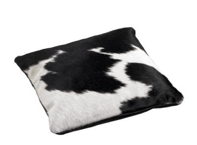 Zoom bild av SKANDILOCK - CUSHION COW50 BLACK, KOHUDSKUDDE 50X50 CM