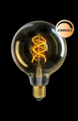 Zoom bild av Globen Lighting - Ljuskälla E27 LED Soft Filament Glob 125 mm Klar 5W
