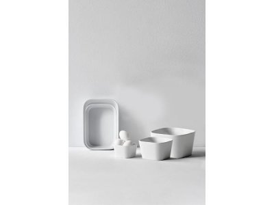Zoom bild av Rosti Fat Modula 25x18x6,5 cm vit