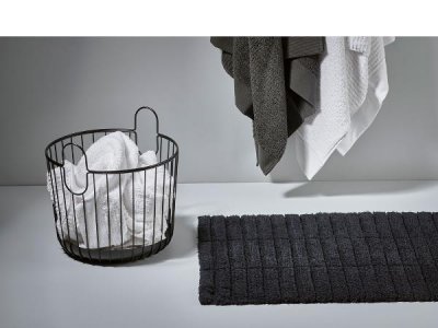 Zoom bild av Zone Denmark Badrumsmatta Tiles Black