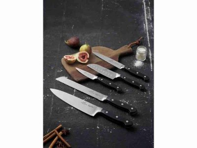 Zoom bild av Lion Sabatier International Knivset Pluton 4 delar Stål/Svart