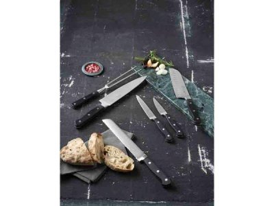 Zoom bild av Lion Sabatier International Knivset Pluton 6 delar Stål/Svart