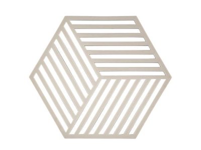Zoom bild av Zone Denmark Grytunderlägg Hexagon Warm Grey