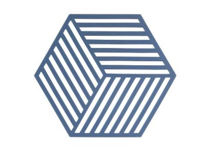 Zoom bild av Zone Denmark Grytunderlägg Hexagon Denim