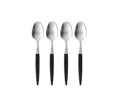 Zoom bild av Gense Tesked Focus de Luxe 13,2 cm 4 st Svart/Matt stål