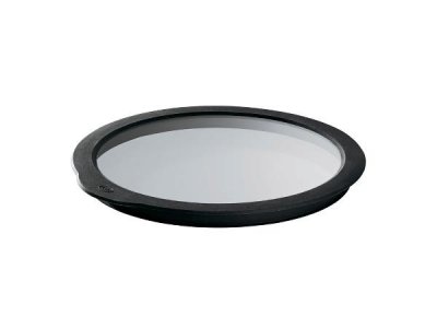 Zoom bild av Rösle Glaslock 24 cm Klar/Svart