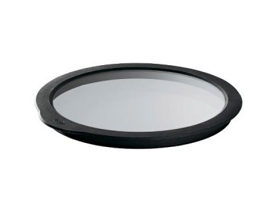 Zoom bild av Rösle Glaslock 28 cm Klar/Svart