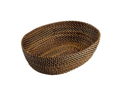 Zoom bild av Pillivuyt Brödkorg oval 29,5 x 23 cm Ljus/Mörk brun Nito flät