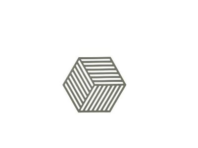 Zoom bild av Zone Denmark Grytunderlägg Hexagon Olive green