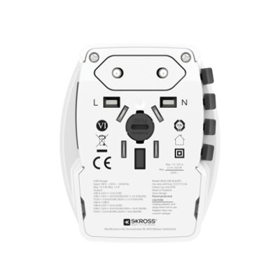 Zoom bild av SKROSS världsreseadapter MUV 65W PD med USB C-kabel