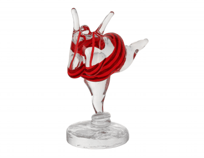 Zoom bild av KJELL ENGMAN BADLYCKA RED AC -21 - KOSTA BODA ARTIST COLLECTION