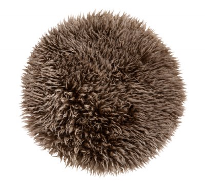 Zoom bild av SKANDILOCK - WALKABOUT, STOLSDYNA I LÅNGHÅRIGT LAMMSKINN 38 Ø CM